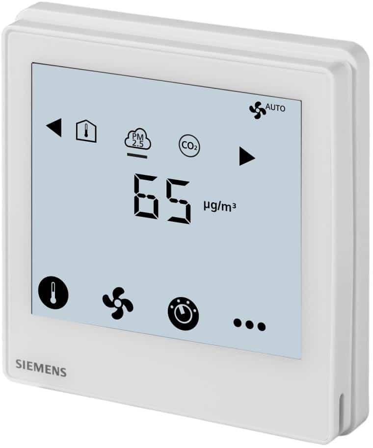 RDF870MB Modbus Communicating Room Thermostat with Air Quality Monitoring