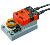 Belimo NM24A-S Damper Actuator (10Nm, 24V, On/Off & 3-Point, Aux Switch)