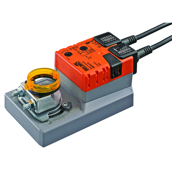 Belimo SM24A-S Damper Actuator (20Nm, 24V, On/Off & 3-Point, Aux Switch)
