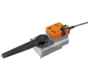 Belimo SR24A-S-5 Rotary Ball Valve Actuator (20Nm, 24V, On/Off & 3-Point, Aux Switch)